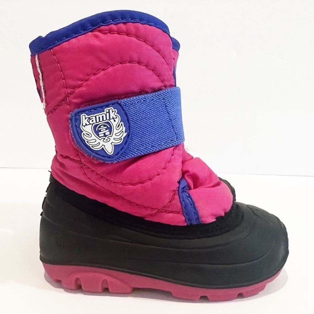 Kamik Snowbug 3 sz 5 Toddler Girls Waterproof Insulated Winter Boots Snow Boots